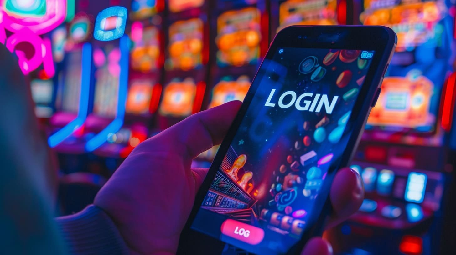 Night-style gaming lounge image representing responsible entertainment on 456bed